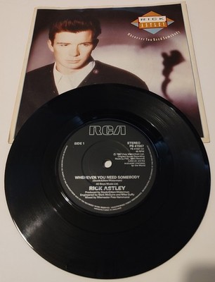 Rick Astley / Whenever You Need Somebody / 1987 7'' single / PB 41567
