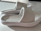 Stella McCartney Womens Vegan Leather Pointed Open Toe Slides White Size 36 — photo 4