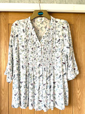 cotton traders women's printed crinkle tunic 14