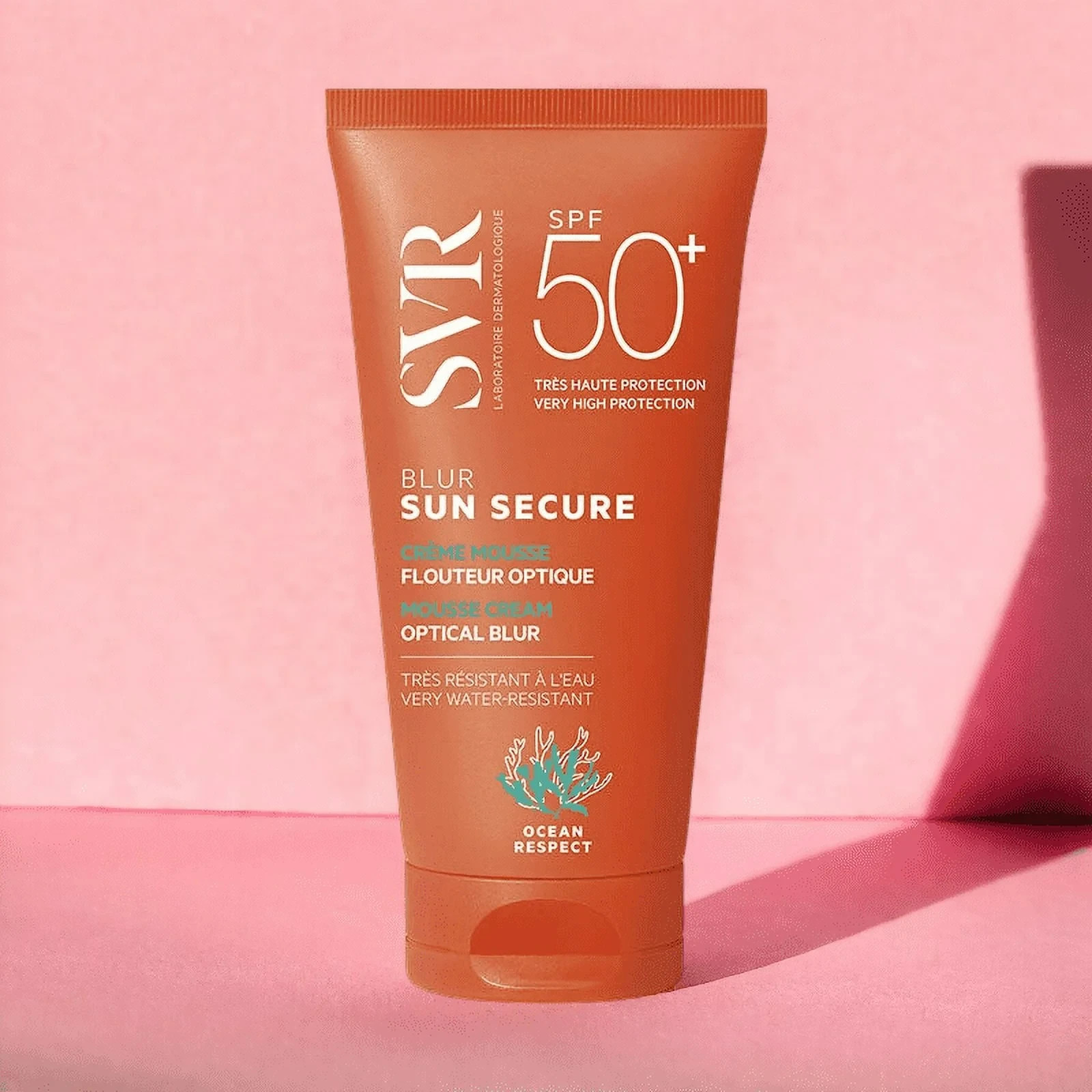 SVR Sun Secure Blur SPF 50+ Optical Blur Mousse Creme 50mI / 1.7oz