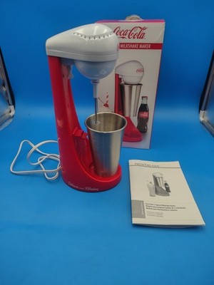 Coca-Cola Retro Milk Shake Machine Maker Ice Cream Mixer Smoothie Drink Blender