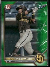 2022 Bowman #BP-32 Euribiel Angeles Prospects Green #/99