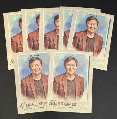 (7) Ken Jeong 2020 Topps Allen & Ginter #167 Lot - Actor & Comedian