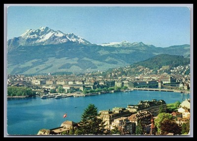 Ansichtskarte Luzern und Pilatus - Schweiz