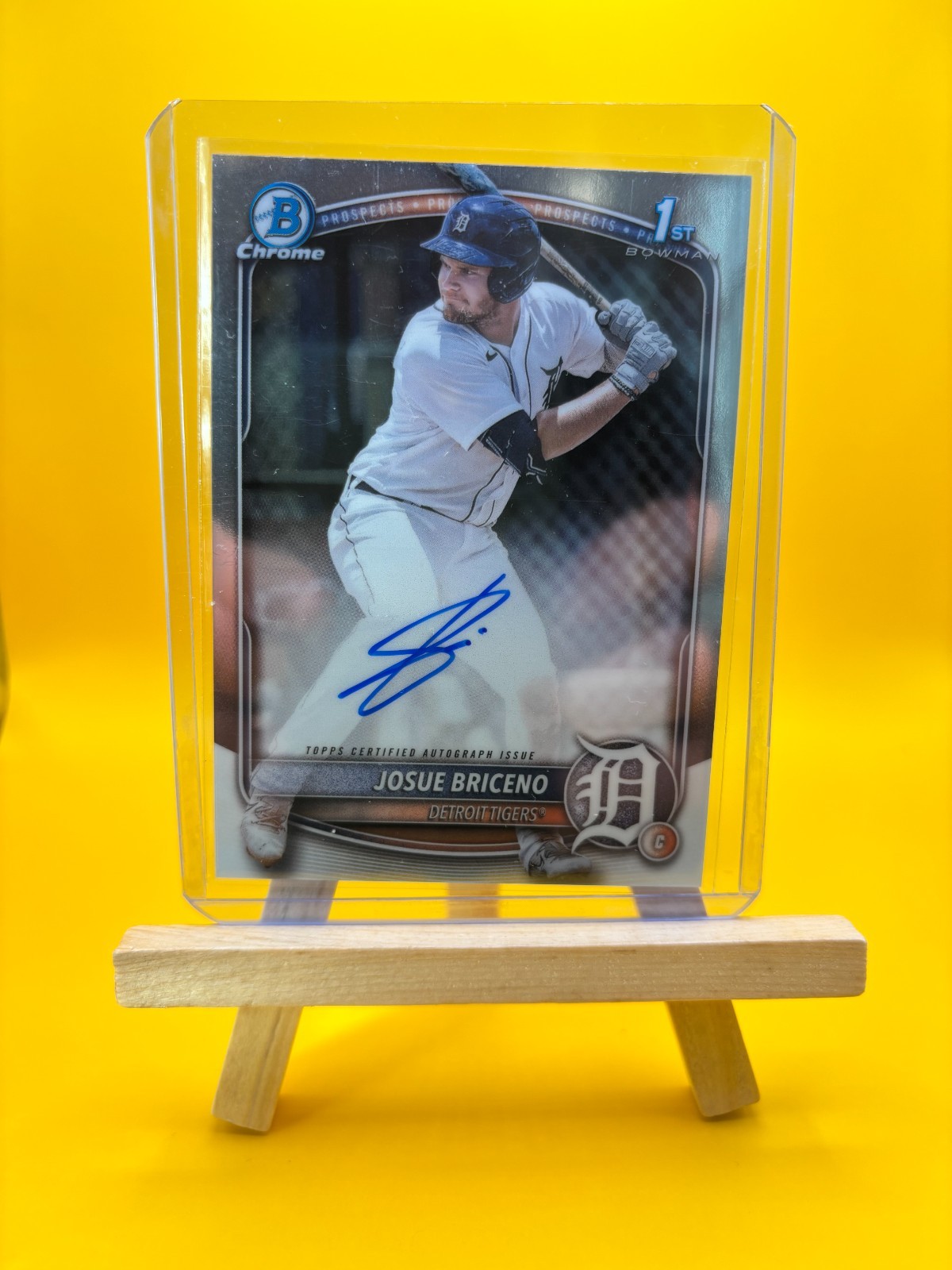 2025 Bowman - Josue Briceno Bowman Chrome 1st Auto #CPA-JB (AU, RC)