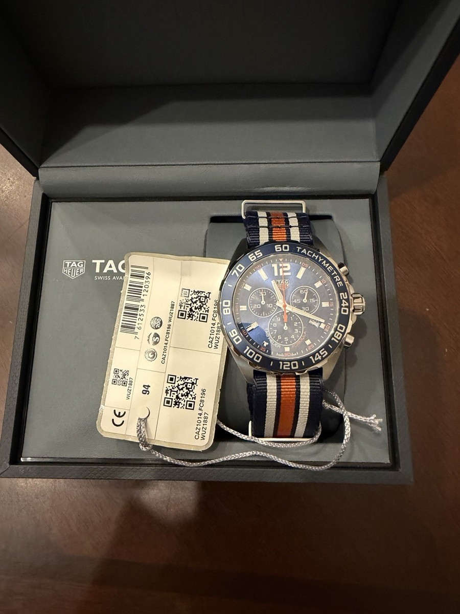 Tag Heuer Formula 1 Chronograph Blue Dial Watch | eBay