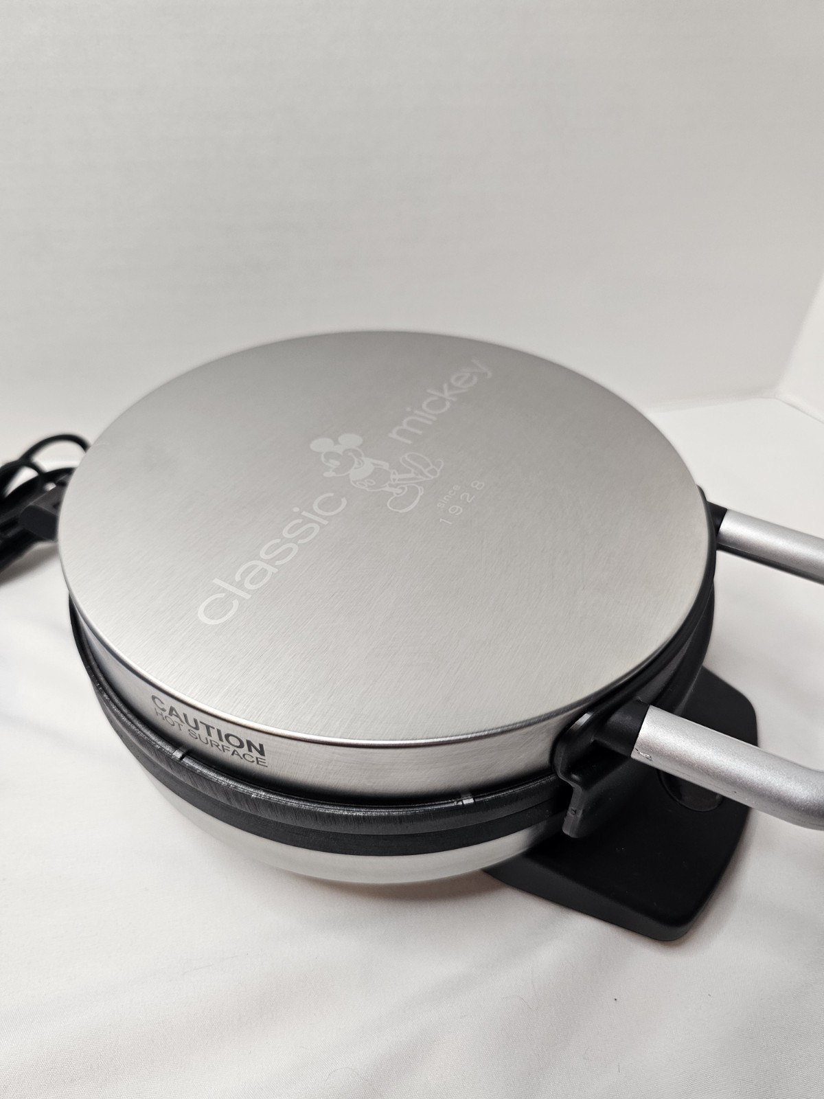 Disney Classic Mickey Mouse Stainless Steal Non-Stick Waffle