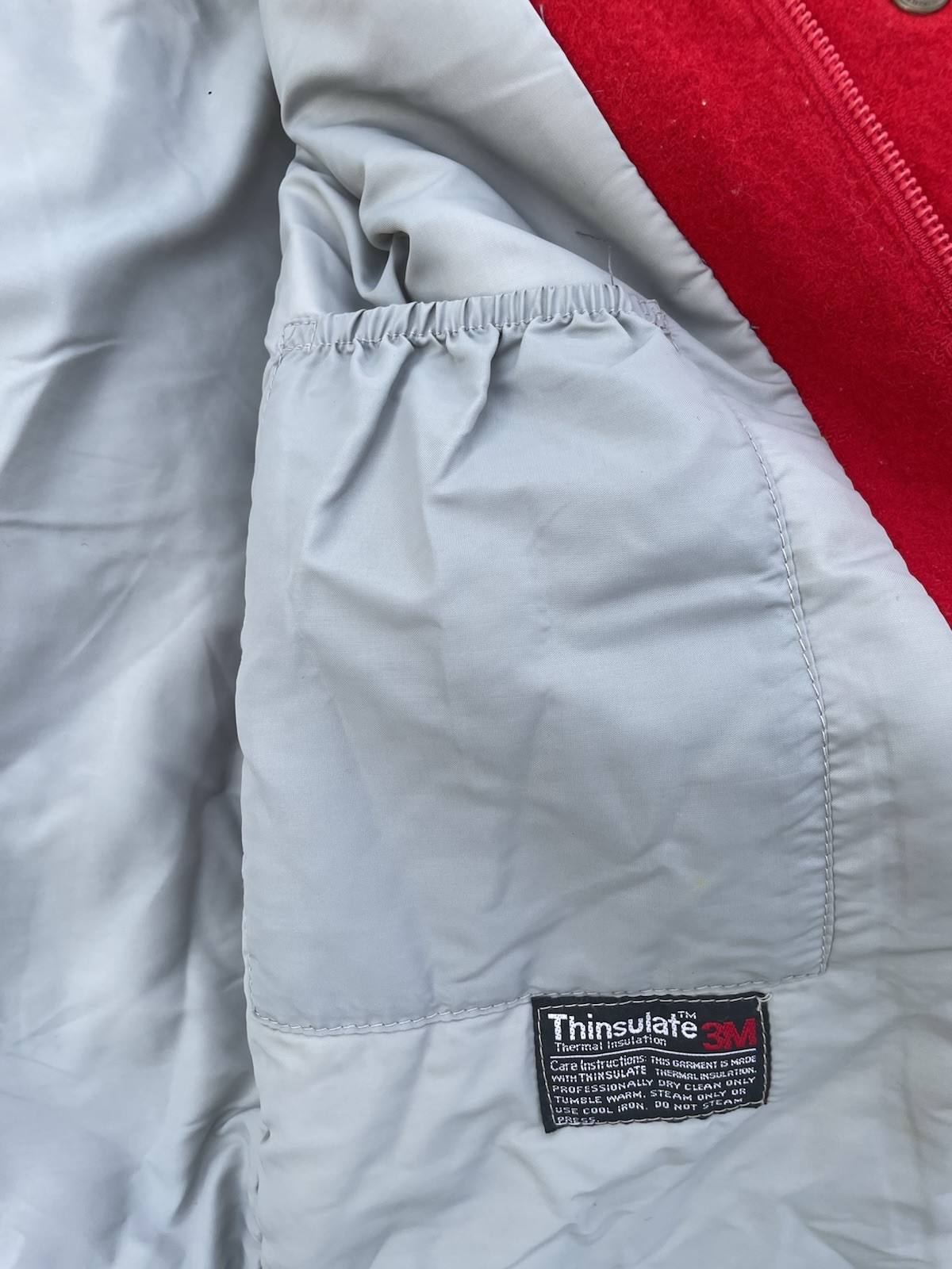 Pendleton Basic Jacket Men's M Red 3M Thinsulate … - image 19