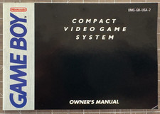 Owner's Manual Instruction Booklet Only - DMG-GB-USA-2 - Game Boy Gameboy