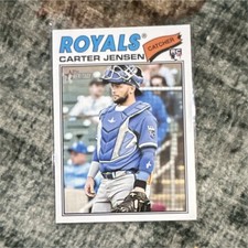 Carter Jensen Rookie Topps Heritage 2026 #199 Kansas City Royals Baseball Card