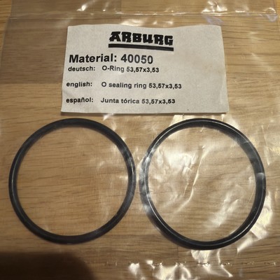 Original ARBURG O-Ring Dichtung 53,57x3,53 mm - 2 Stück Set - NEU & TOP Zustand