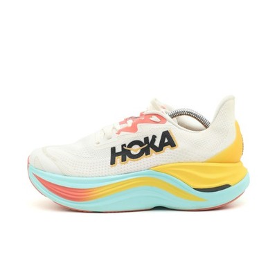 Hoka One Damen Skyward X Sportschuh Weiß Synthetik Leicht Laufschuh EU 39.5