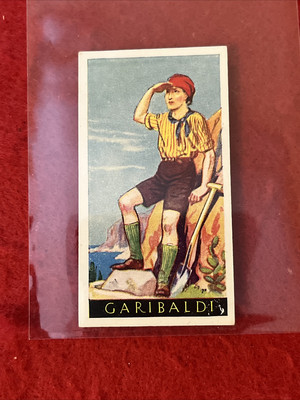 1936 Godfrey Phillips  Famous Minors  GARIBALDI Tobacco Card #30   EX Condition