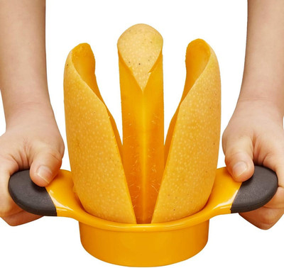 Mango Slicer Peeler Cutter Splitter Pitte with Stainless Steel Blade Fruit Divid