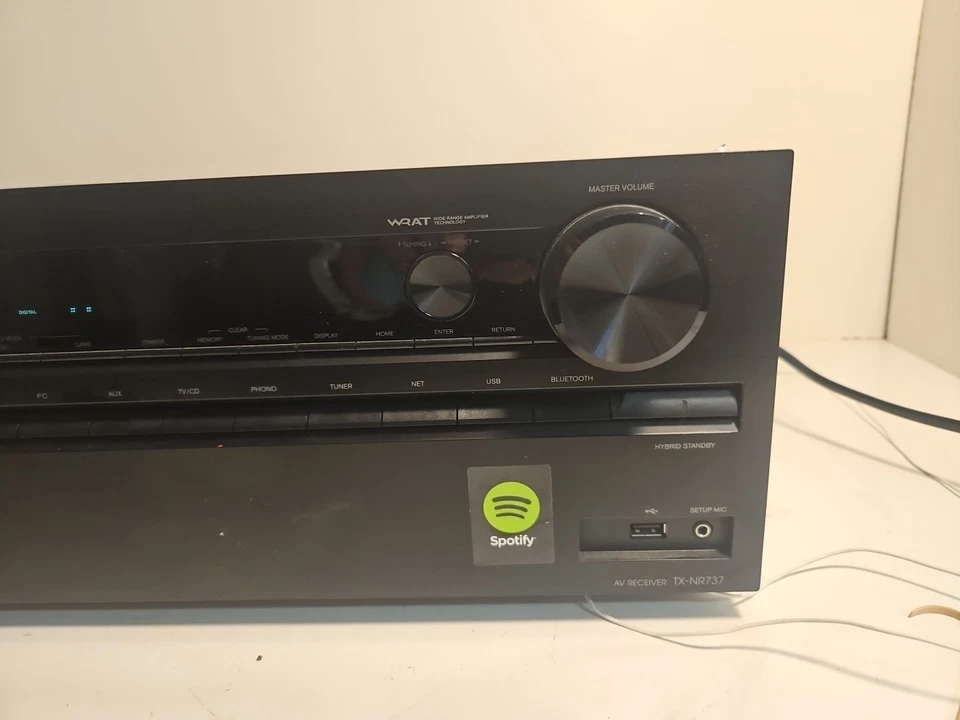 Onkyo receiver TX-NR737 7.2-Channel Net A/V surround sound movies games/tv VIDEO - Image 3 of 4