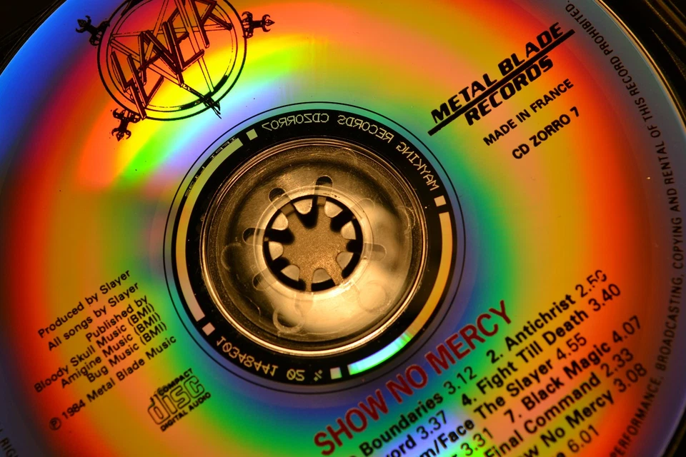 Slayer – Show No Mercy (CD) – CD ZORRO 7 – UK repress, near mint - Bild 3 von 4