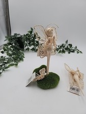 NEW 4 Abaca 6" Fairies / 8 Pc 2" Butterflies Posable Wings