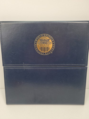 World Reserve Monetary Exchange USA Presidential Gold Dollar Coin Holder, Empty.
