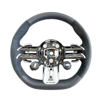 OEM 25~27 MERCEDES AMG G63 C43 E53 GT GLE63 GLS63 ALCANTARA DIALS STEERING WHEEL
