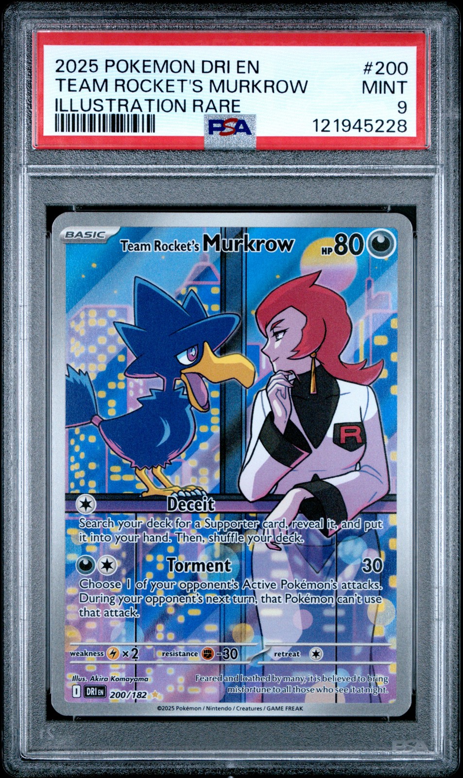 Team Rocket's Murkrow #200