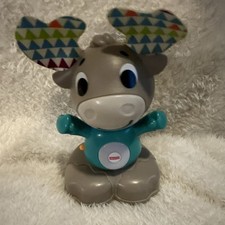 Fisher-Price Linkimals Musical Light-Up Moose Toy, Color-Changing Belly, TESTED