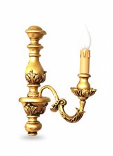 Applique En Bois Classique Or 1 Lumière Coll DBS 100/A1