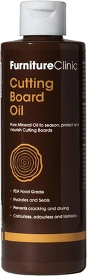 FURNITURE CLINIC Schneidebrett-Öl - Premium-Mineralöl-Holz in Lebensmittelqualität zum Schutz un