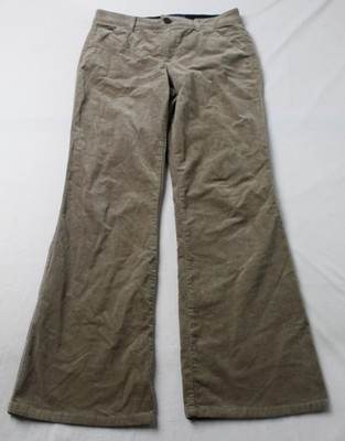 Democracy Women's ''Ab''solution Corduroy Flare Leg Pants MS7 Cold Brew Size 10