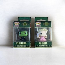 Funko Pop Wicked Película 2024 Set Lote Glinda Elphaba Llavero Nuevo En Caja