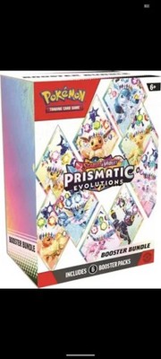 Pokémon SV8.5 Prismatic Evolutions Booster Bundle (6 Booster) ENGLISCH NEU OVP