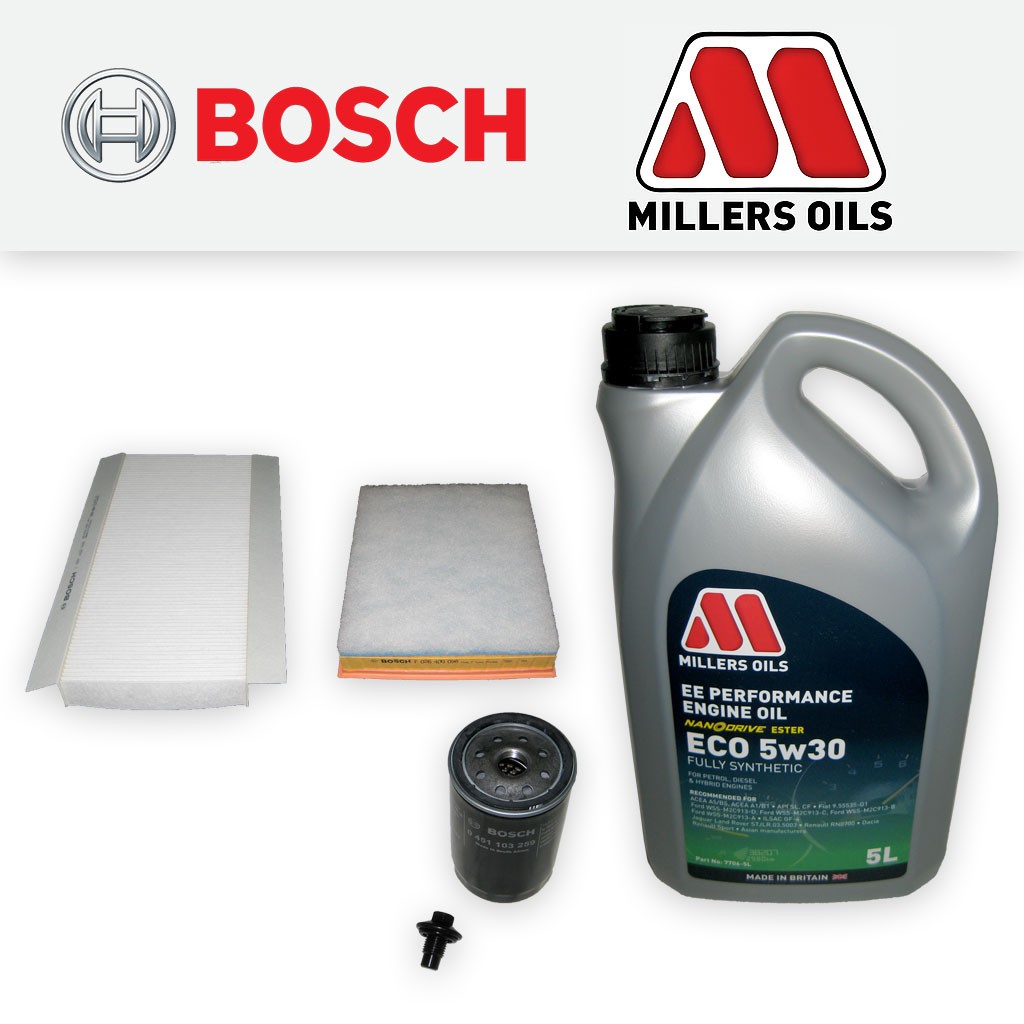 SERVICE KIT for FORD KA (BE146) 1.3 1.6 OIL AIR CABIN FILTERS +OIL (2002-2008)