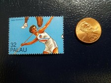 Babe Didrikson Track and Field USA Olympics 1996 Palau Perforated Stamp