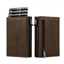 Rfid Wallet Credit Card Holder Luxury Business ID Holder Card Slim Pop Up Metal