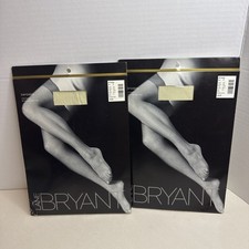 Lane Bryant Daysheer Pantyhose Size E Off White Reinforced Toe Lot of 2