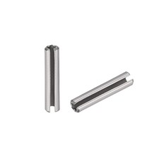 M1.5mm x 6mm Stainless Steel Split Spring Roll Dowel Pins Plain Finish 20Pcs