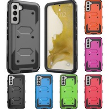 For Samsung Galaxy S22 Plus Hybrid Heavy Duty Hard Case Protective Phone Cover