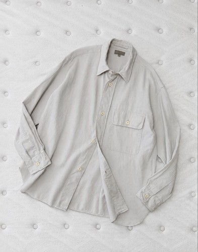 Margaret Howell, Margaret Howell Linen Shirt Jacket Cream Size M Japan Vintage