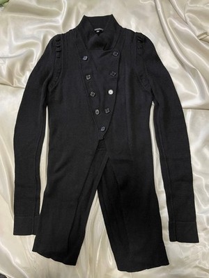 Ann Demeulemeester Napoleon Knit Jacket Rare Silk Rayon Cashmere