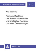 Antje Oldenburg | Form Und Funktion Des Passivs In Deutschen Und Englischen...