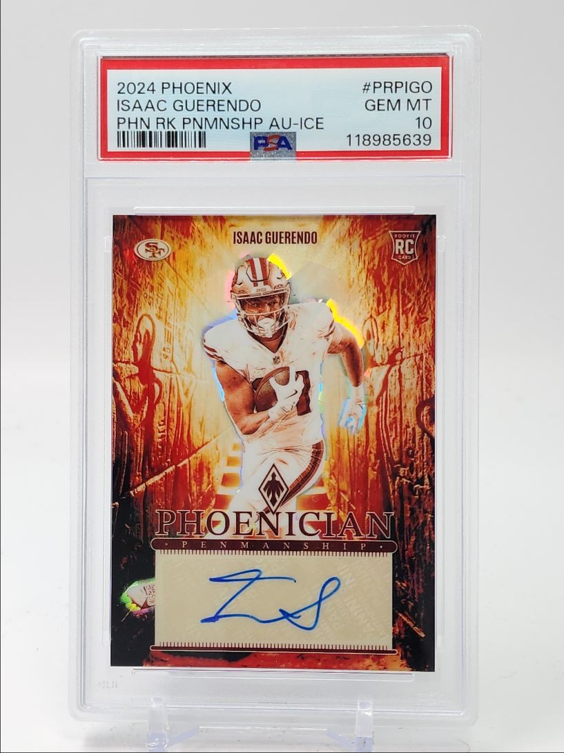 Isaac Guerendo Panini Phoenix Phoenician Rookie Penmanship Autographs #PRPIGO Ice