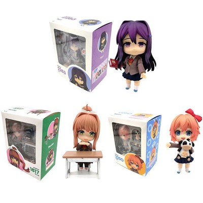 Nendoroid Doki Literature Club Monika Yuri Sayori Actionfigur Modell Spielzeug Geschenk