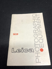 1959 Leica Photographic Equipment Catalog