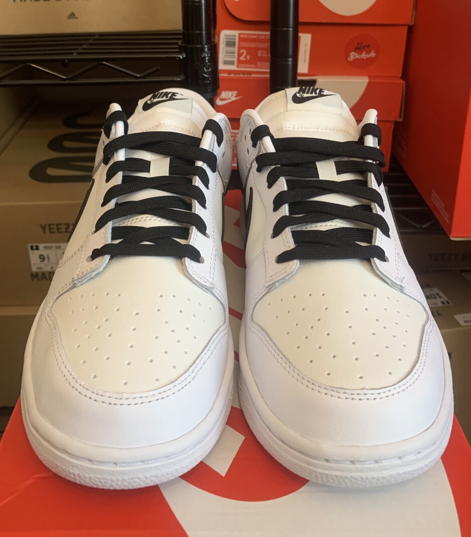 Nike Dunk Low Retro Reverse Panda Black White Shoes DJ6188 Nike Dunk Low Retro Reverse Panda Black White Shoes DJ6188