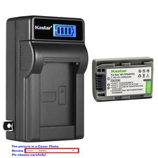 Kastar Battery LCD Wall Charger for Sony NP-FP50 NP-FP51 Sony DCR-SR30 DCR-SR40