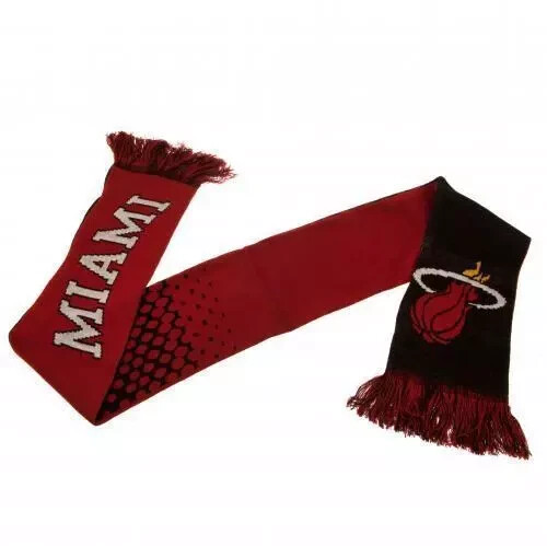 Miami Heat NBA Supporters Schal FD offiziell lizenziert neues Design Weihnachten/Geburtstag - Bild 4 von 6