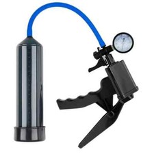 8 inch Gauge Pistol Vacuum Penis Pump for ED Male Enhancement Erectile Enlarger
