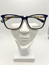 Longchamp LO2685 Designer Eyeglasses Frames 54-15-140 Marble/Blue Havana 281