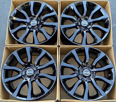 20'' Range Rover Factory Wheels OEM Rims Gloss Black 72252 Land Rover Sport HSE