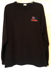 Auburn Tigers T Shirt War Eagle Size L Black Scariest Words in College Football