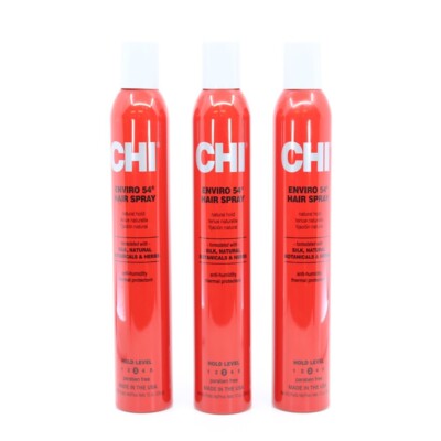 CHI Enviro 54 Natural Hold Hairspray 10oz /284g (Pack of 3) - hold level 3